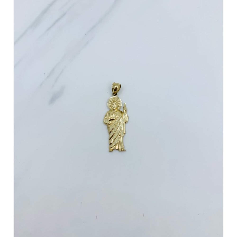 10k Gold Pendant St Jude San Judas  ❤️
